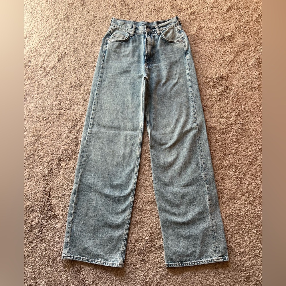 Zara ZW Collection mid-rise baggy jeans